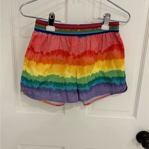 Stella McCartney Girls Nylon Rainbow Shorts